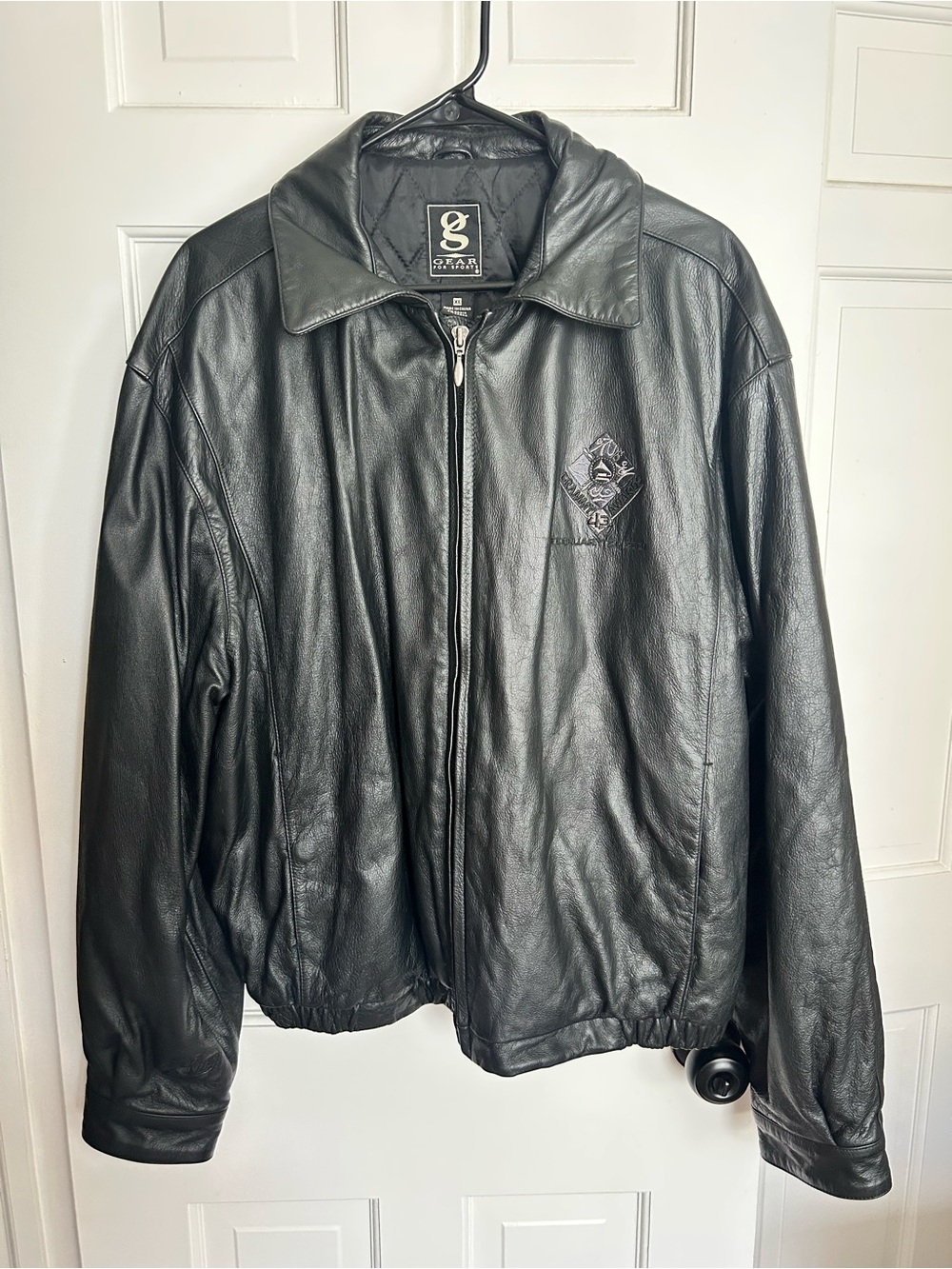 Vintage 2001 43rd Grammy Awards 7UP Genuine Leather Jacket XL Rare